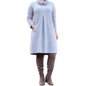 Tyler Boe Kim Cowl Neck Gray Dress